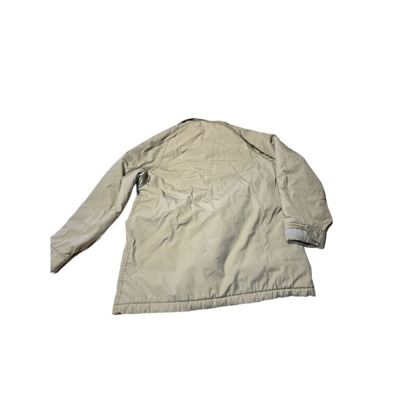 Woolrich Mens Large Tan Jacket With Pockets & Snap Buttons - Picture 6 of 9